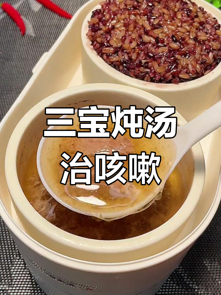 广东三宝炖汤,陈皮橄榄甘草搭配瘦肉,轻松搞定咳嗽问题