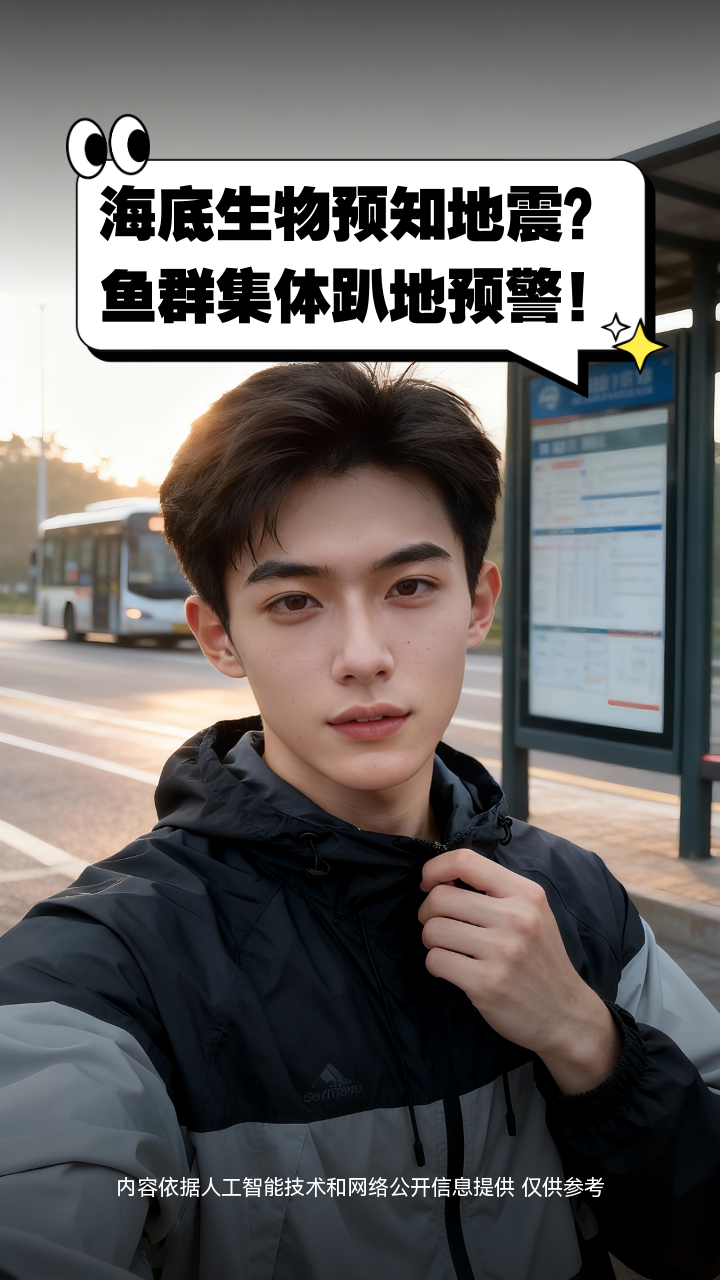 海底生物预知地震？鱼群集体趴地预警！