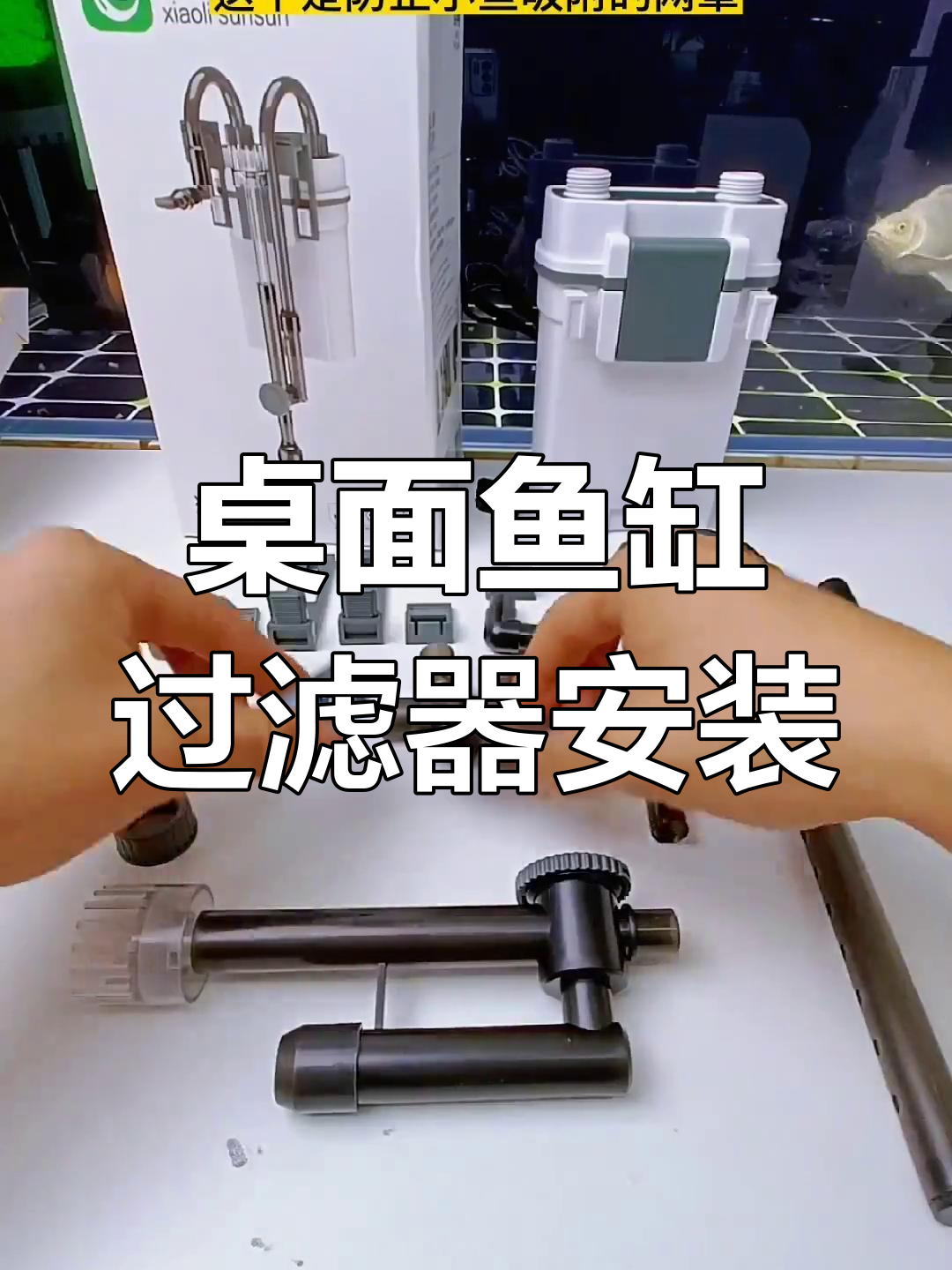 适合桌面鱼缸的静音过滤系统安装教程