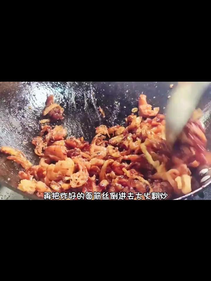 最具天津特色的代表菜“糖醋面筋”