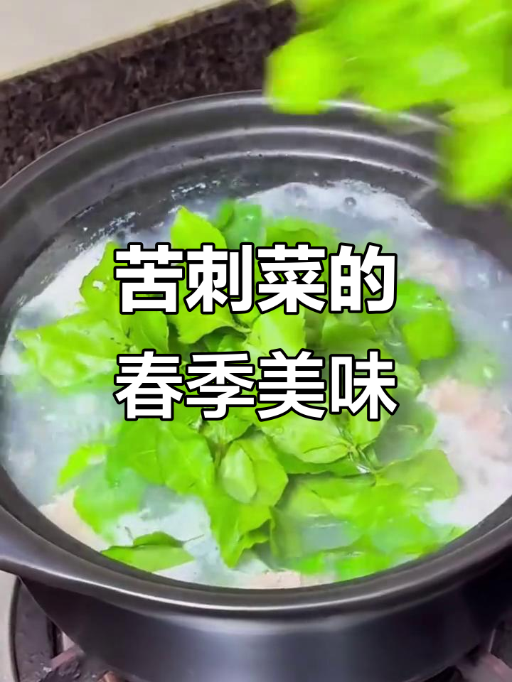 云南特产苦刺菜,凉拌炒鸡蛋都美味,春天味道满分