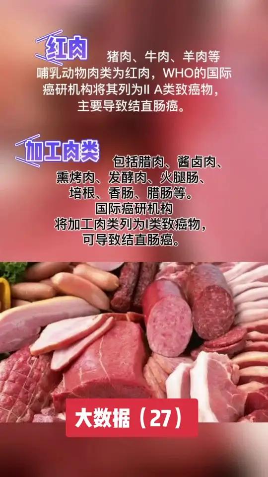 红肉与加工肉类均为致癌物?那吃什么呀?