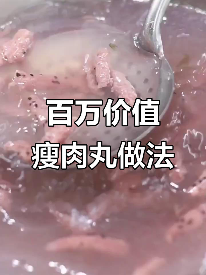 温州瘦肉丸秘制配方大公开,吃上一口就上瘾!