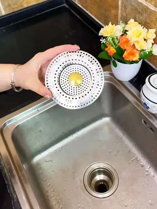 九牧王厨房洗菜盆漏水塞洗碗池大过滤网水槽下水器配件防臭弹跳芯