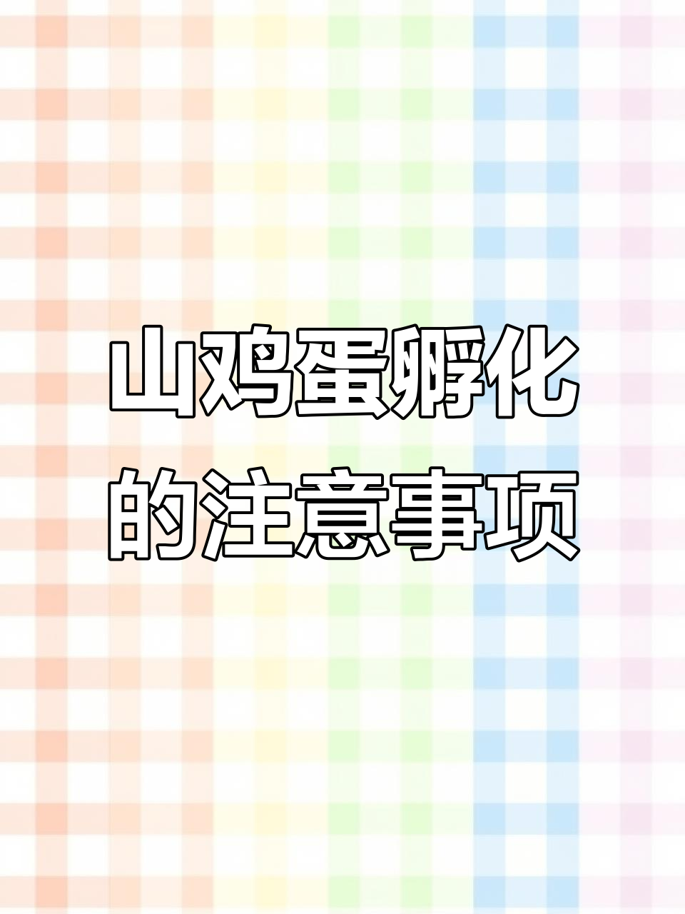 七彩山鸡孵化技巧：晾蛋与降温操作全解析