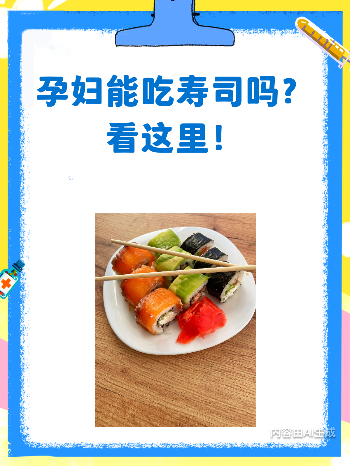 孕妇能不能吃寿司?看完这篇就懂了!