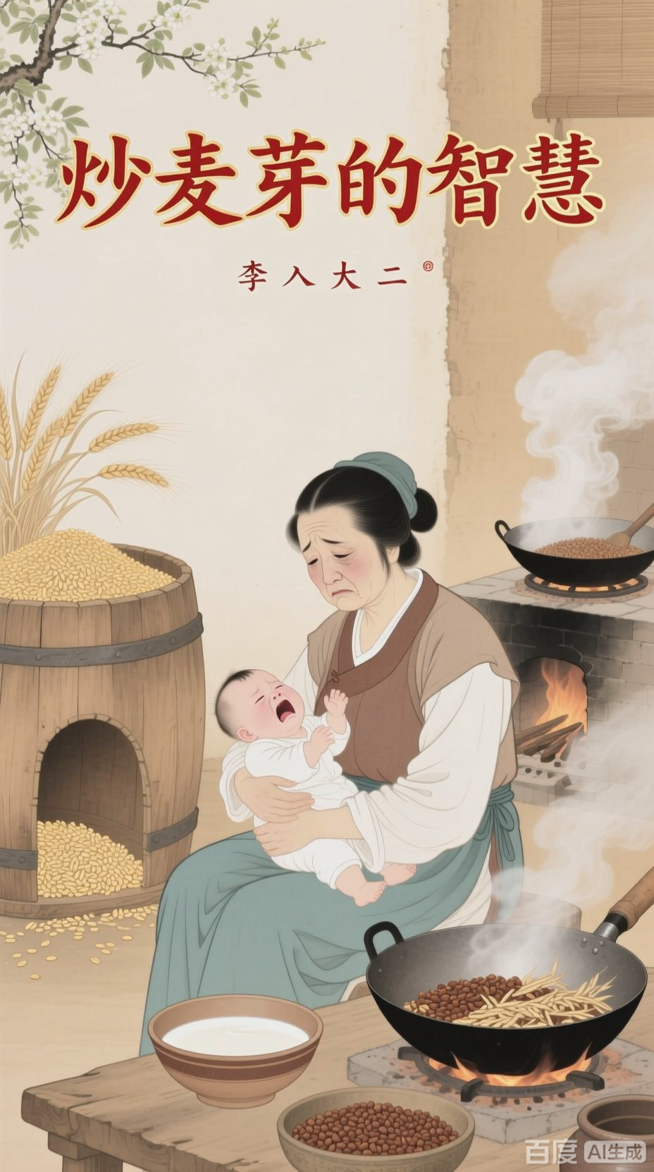 听故事学中药:炒麦芽的 “消食催乳” 传奇
