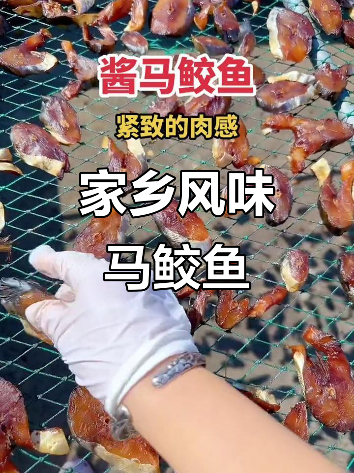 酱制马鲛鱼干,晒出家乡味!肉质紧致超下饭