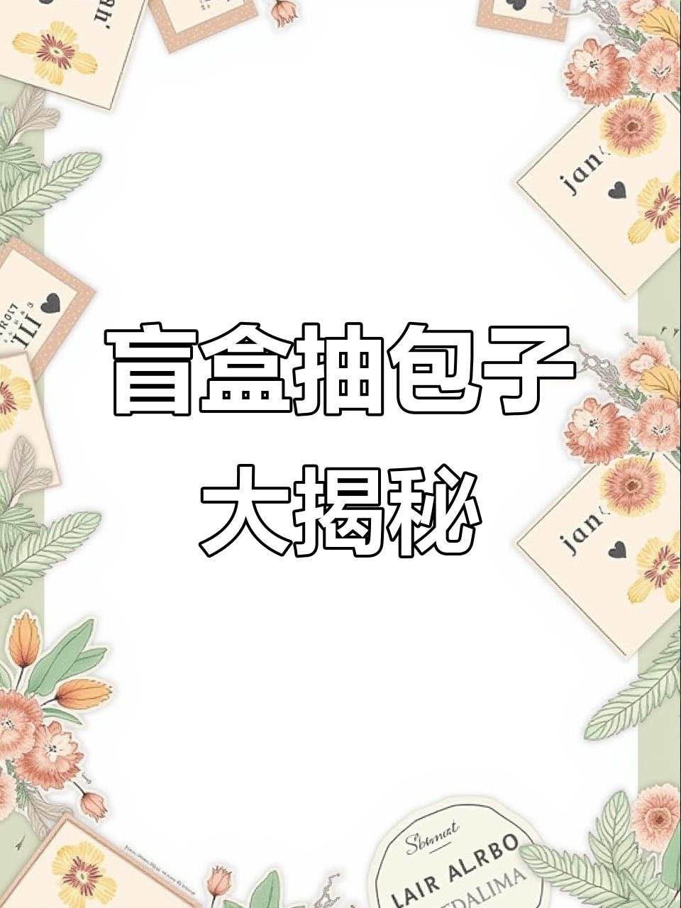 盲盒抽包子,竟然抽到这些!