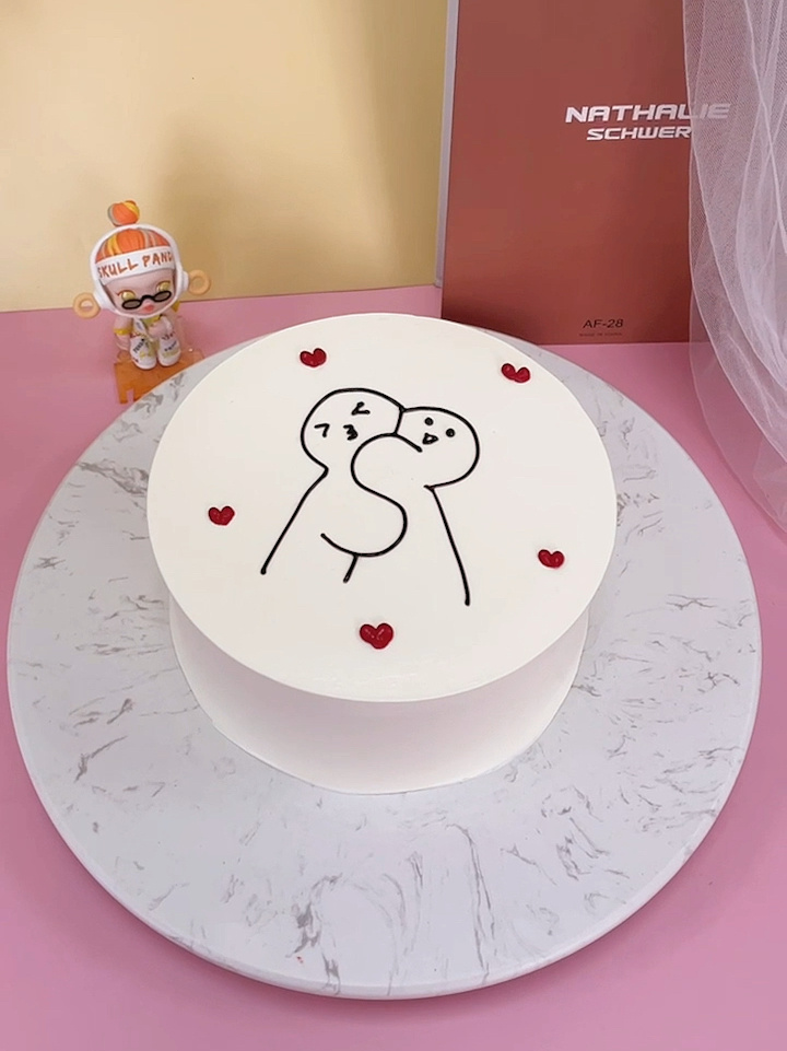 简笔画蛋糕教程
