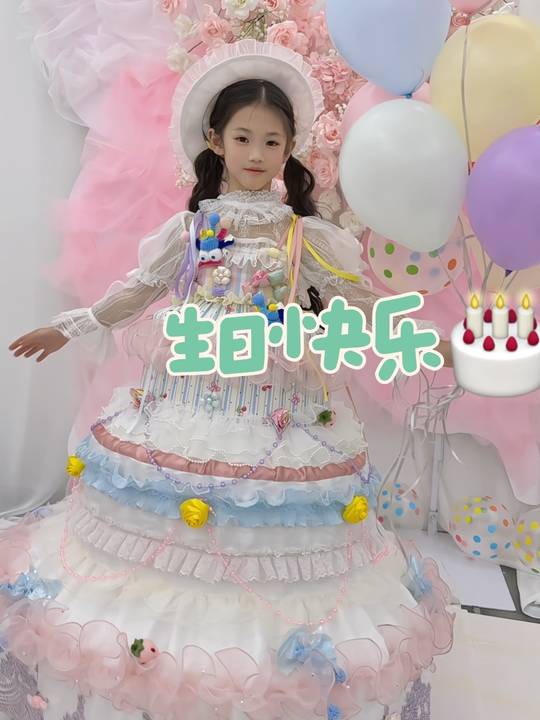 按时长大，8岁生日快乐，吃专属小蛋糕