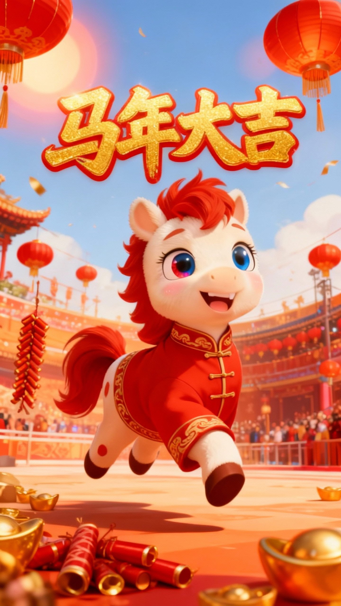 马年贺岁,吉祥如意