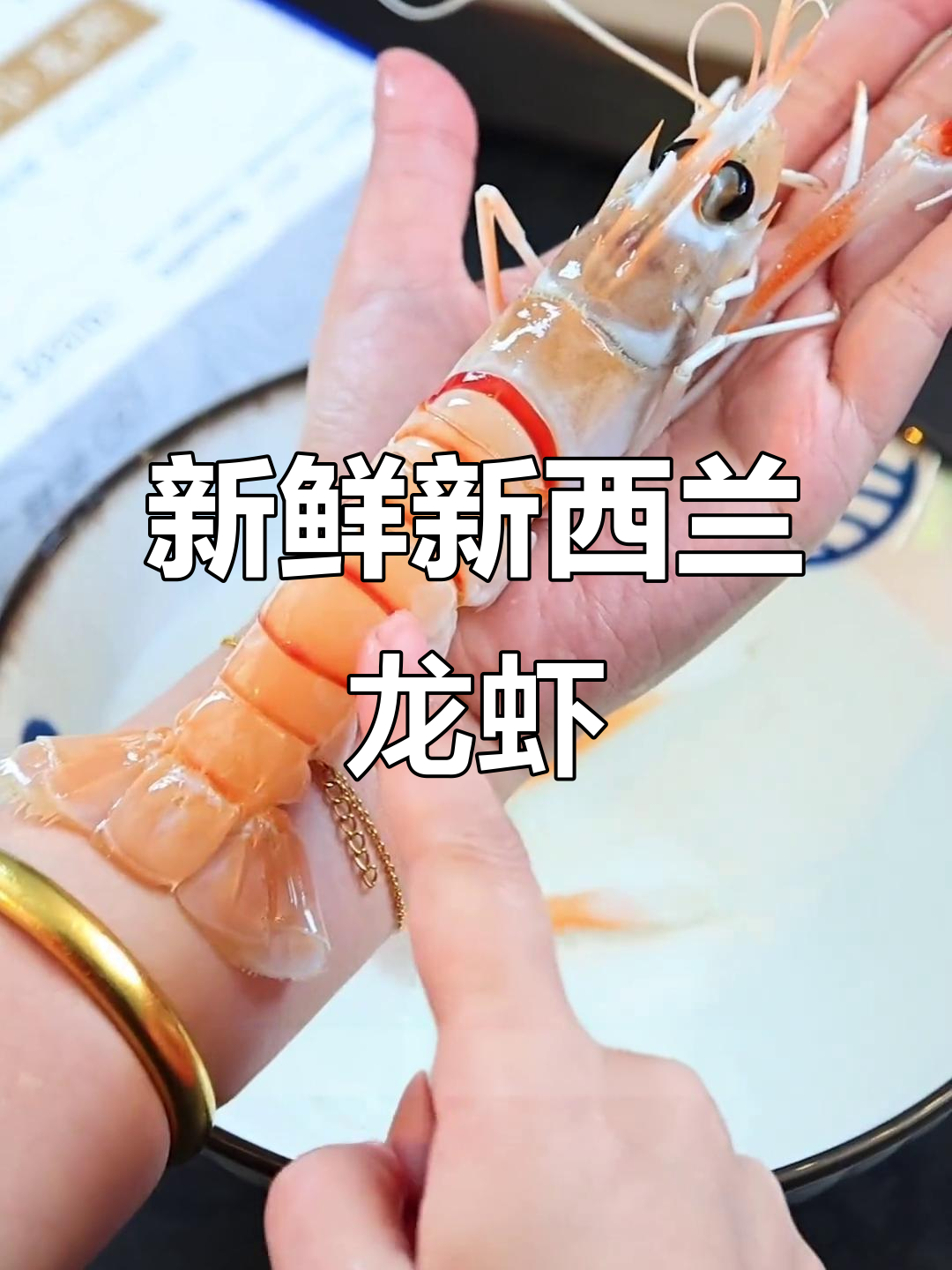 新西兰深海小龙虾,颜值超高!解冻后竟然掉了钳子