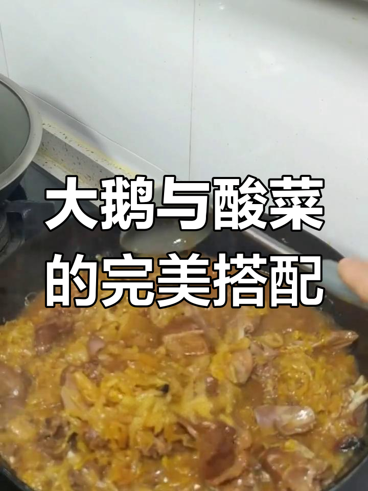 酸菜炖大鹅的家常做法