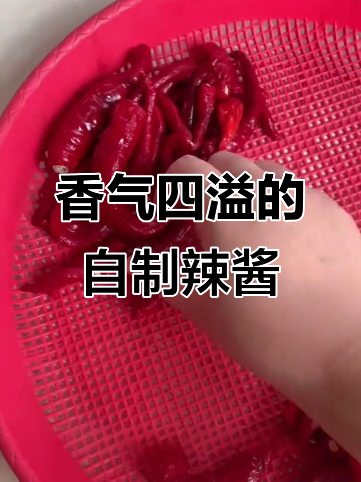 自制蒜蓉辣椒酱,拌面炒菜都香得让人停不下来!