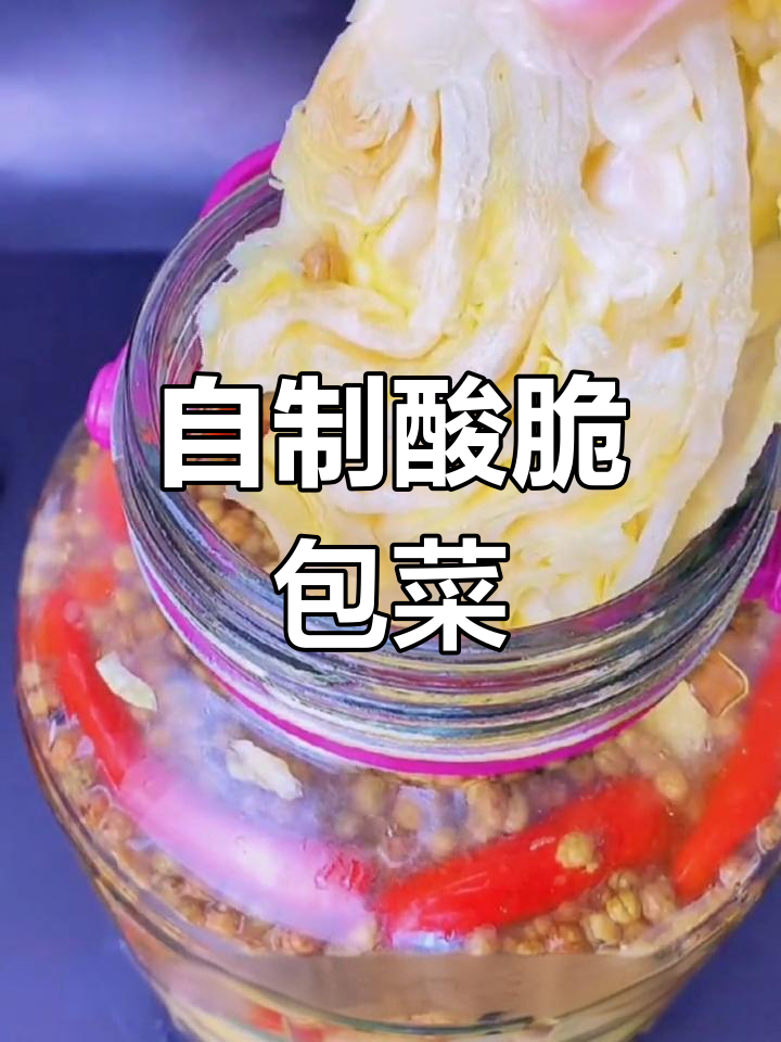 包菜泡酸菜的简单做法,四五天就能吃!