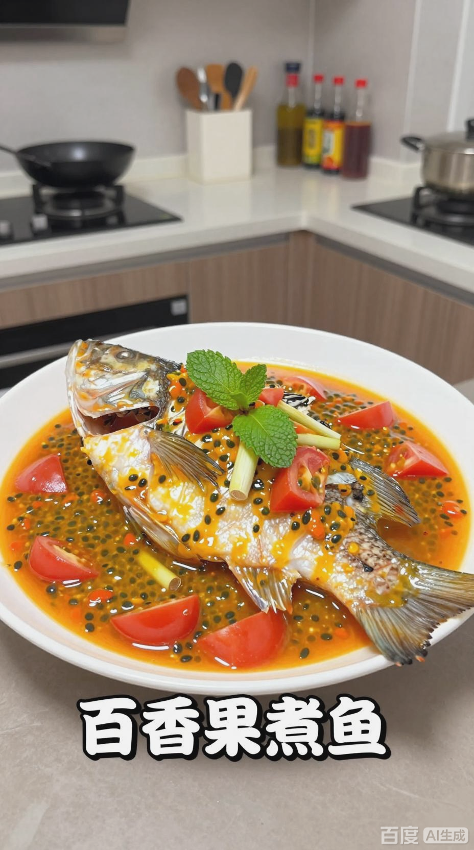 百香果煮鱼，简单美味新选择