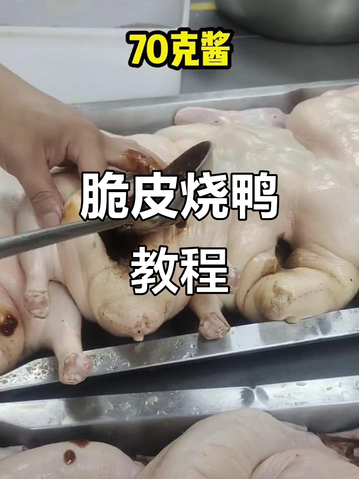 脆皮烧鸭制作全攻略,掌握这些技巧轻松做出完美烤鸭
