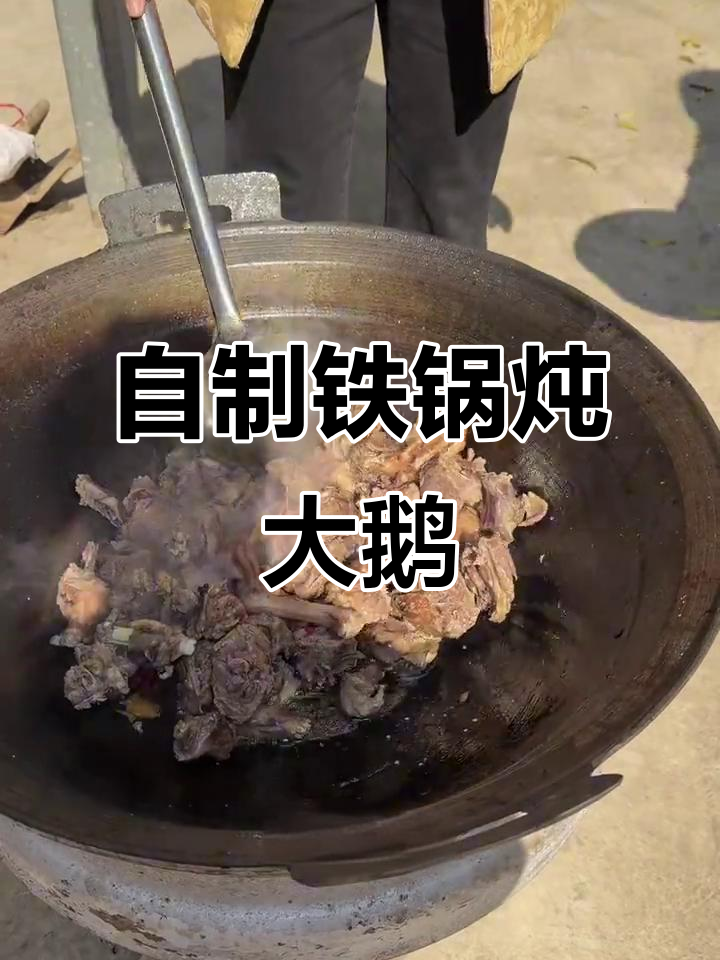 铁锅炖大鹅,家常美味新做法!
