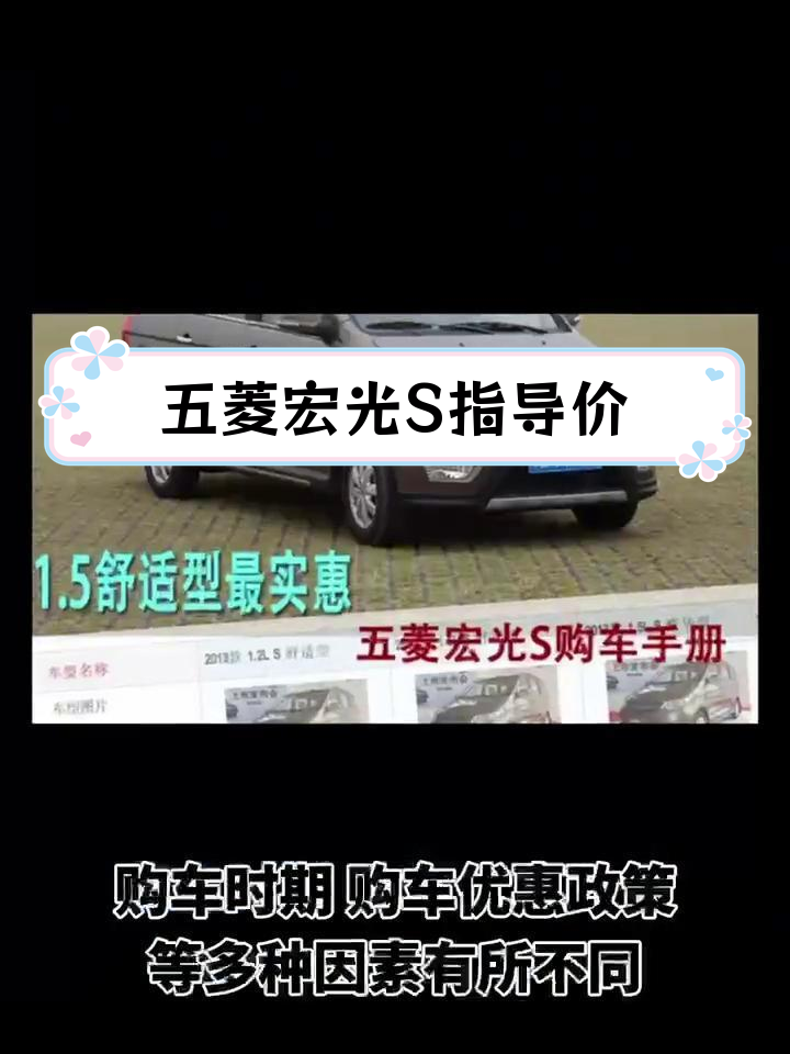 2024款五菱宏光S自动挡落地价解析