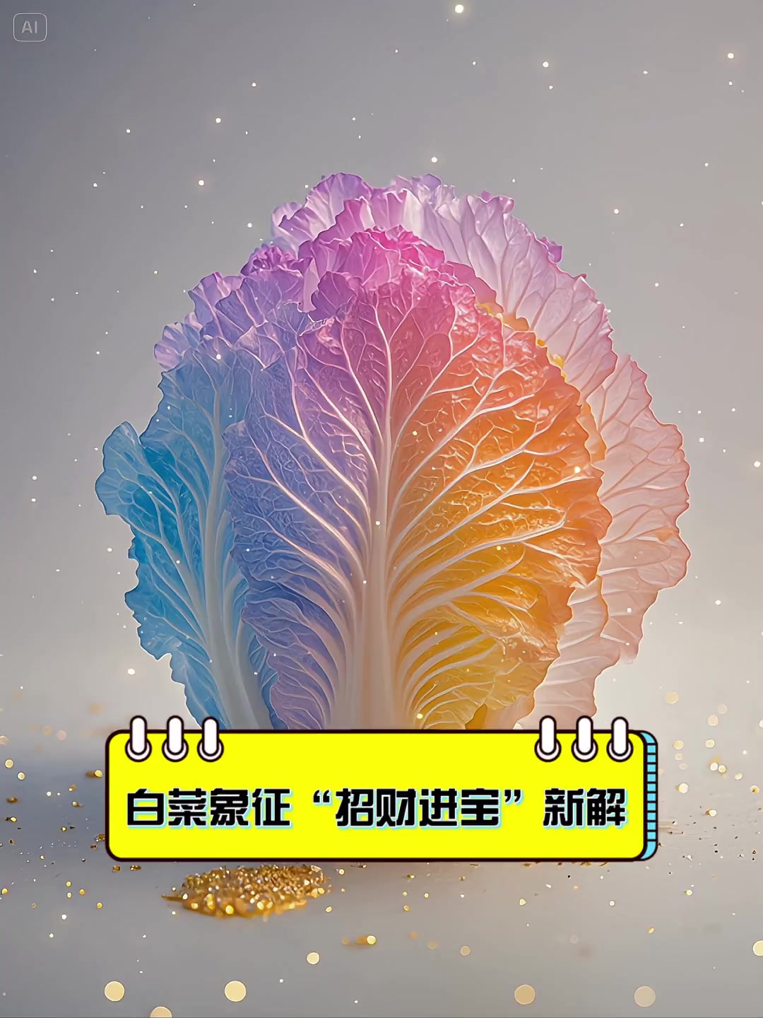 白菜象征“招财进宝”新解