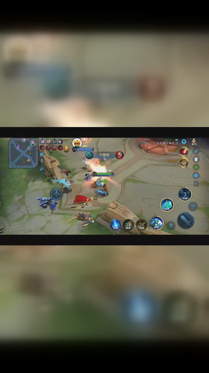 王者荣耀 爆米花的糖糖 点击头像围观王者史上最快推塔