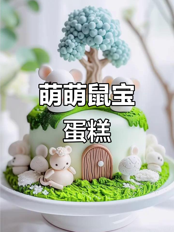 鼠宝宝生日蛋糕，萌到不行！