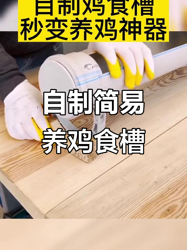 用废旧塑料管做喂鸡装置,简单又实用