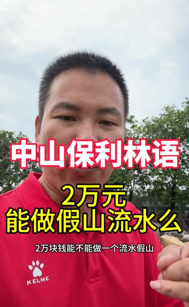 中山保利林语 2万元打造个假山 鱼池假山 中山鱼池