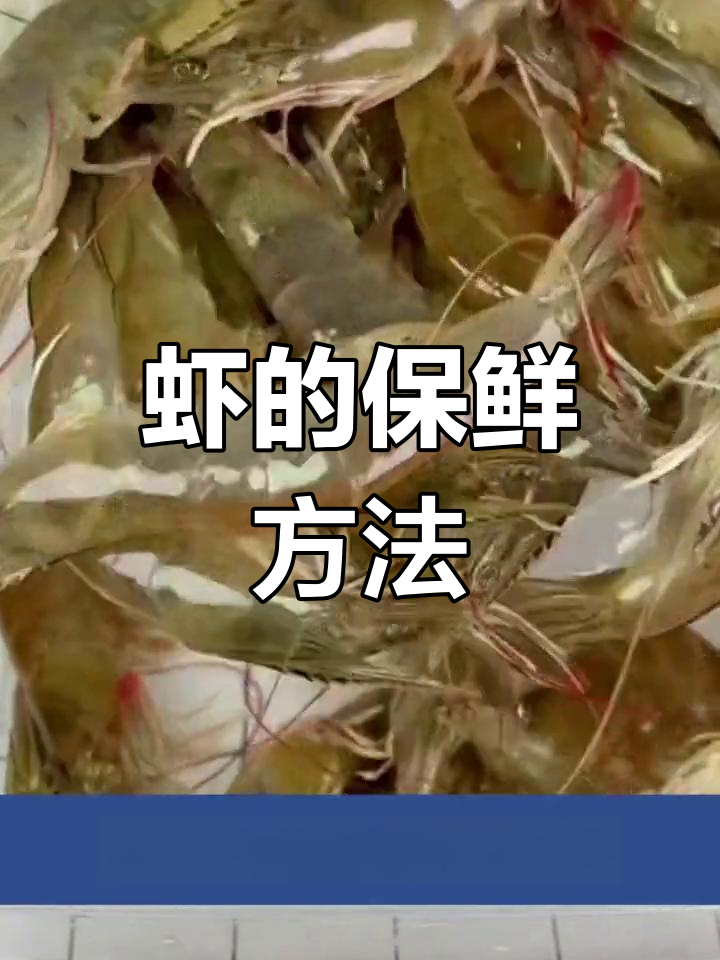 如何保存南美白对虾,保持新鲜不变黑