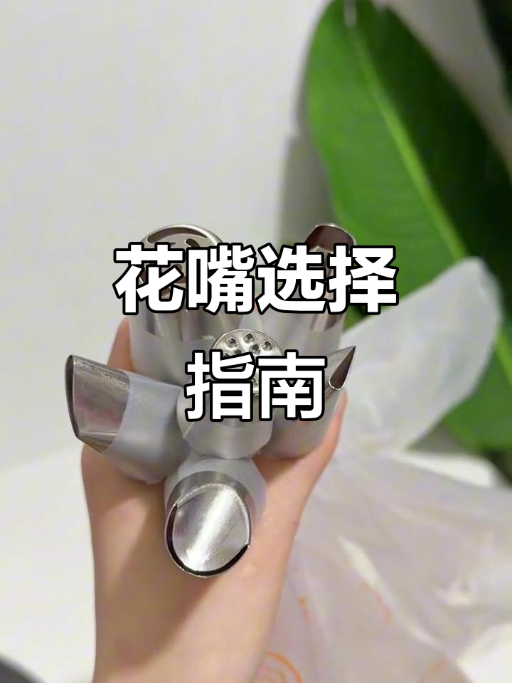 蛋糕裱花必备!这些花嘴打造完美裙边与花朵