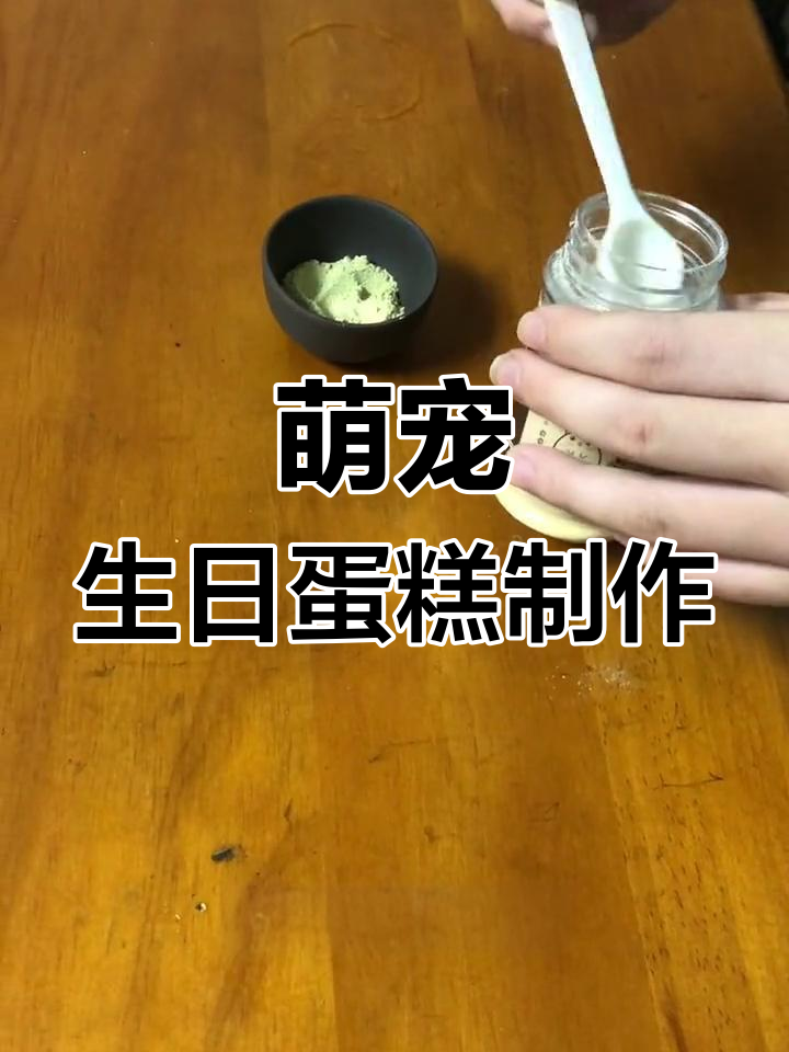 小鼠子过生日,蛋糕和羊奶粉的完美搭配!