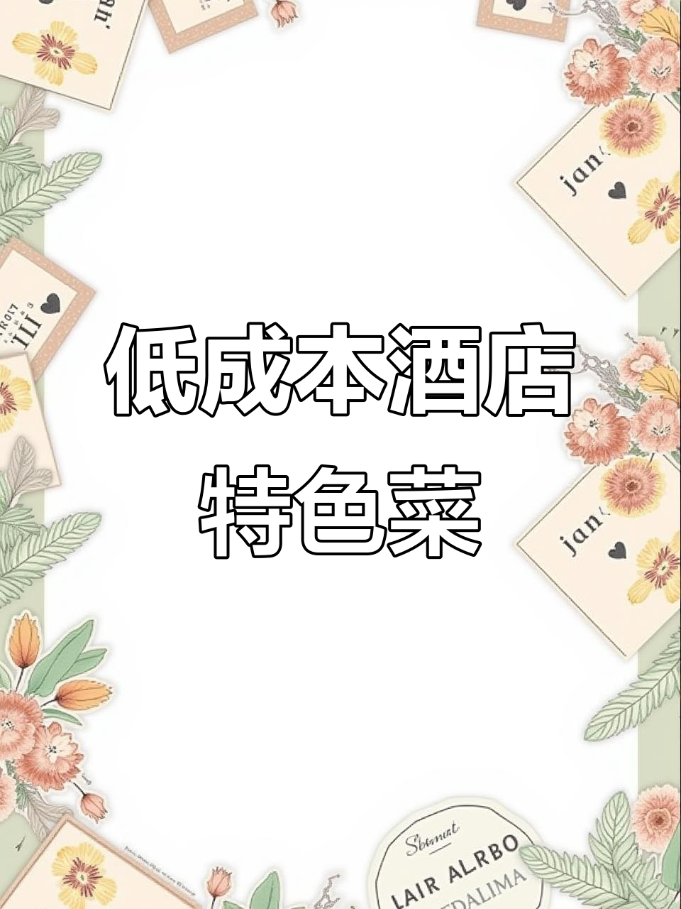 星级酒店招牌菜轻松做,过年露一手超有面子