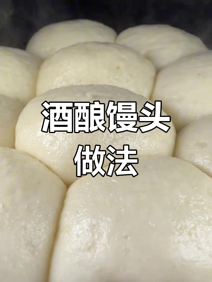 用甜酒酿发面做松软馒头,简单又美味