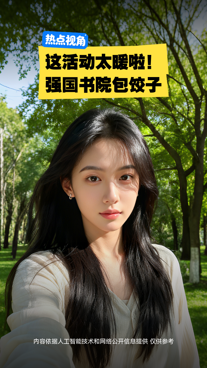 这活动太暖啦！强国书院包饺子