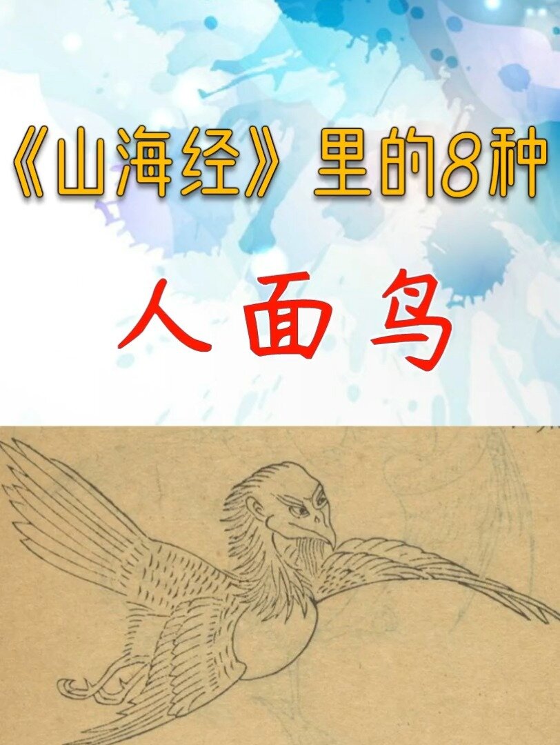 《山海经》里的8种人面鸟(专题二)