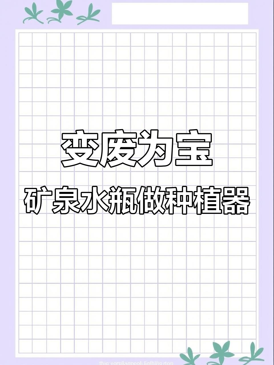 废矿泉水瓶变种菜神器,轻松DIY空心菜种植盆