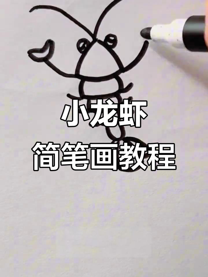 简单步骤教你画小龙虾,零基础也能轻松学会