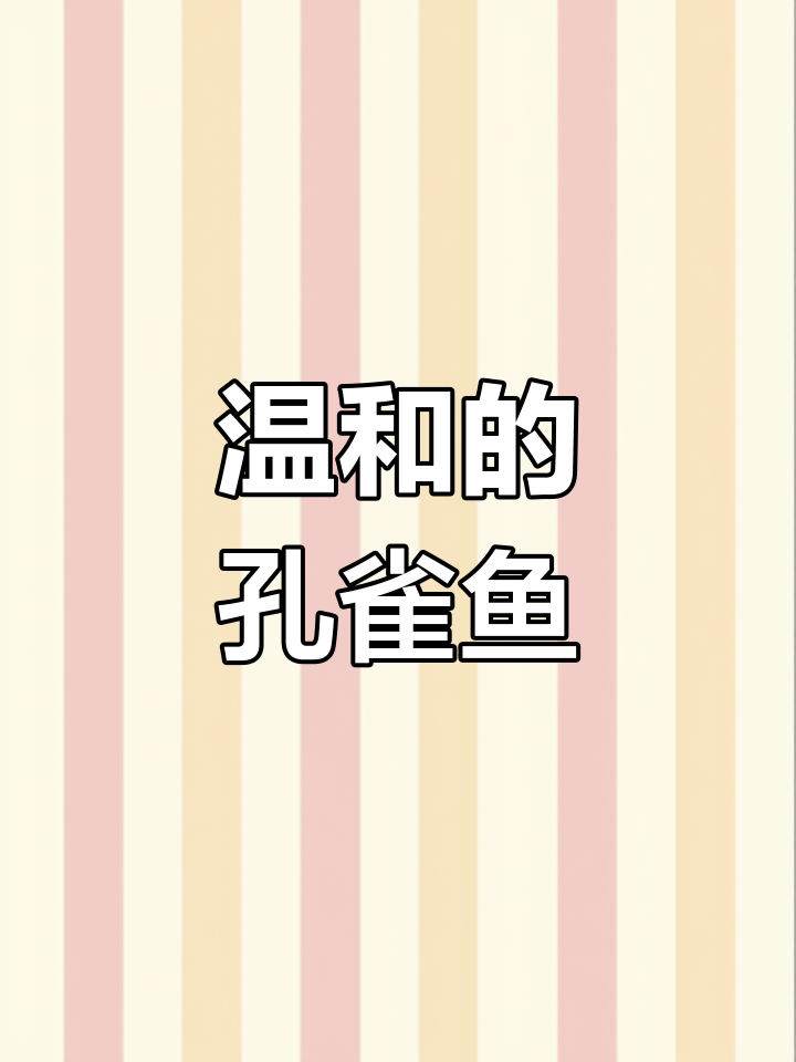 孔雀鱼:温润美丽的热带观赏鱼