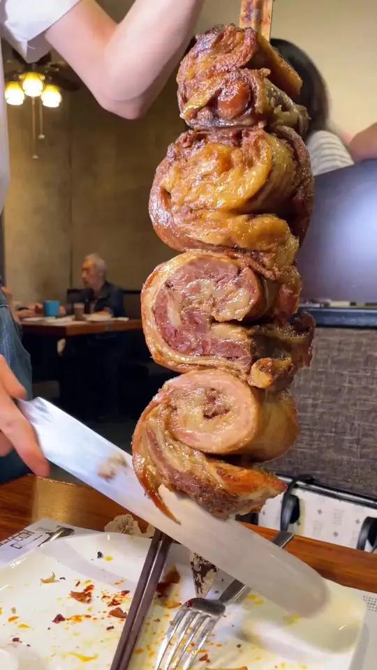 周末都去吃汉巴味德巴西烤肉自助餐!