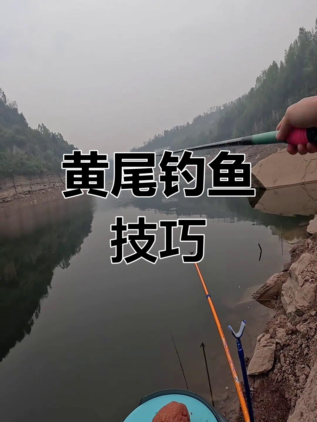 黄尾鱼疯狂咬钩,陡坡钓法大揭秘!