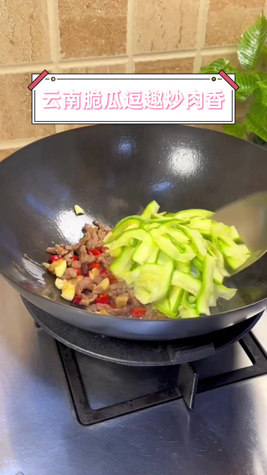 云南脆瓜逗趣炒肉香
