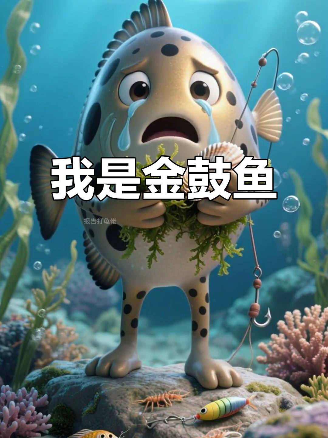 金鼓鱼恨钓鱼佬,躲藏与挣扎的悲鸣