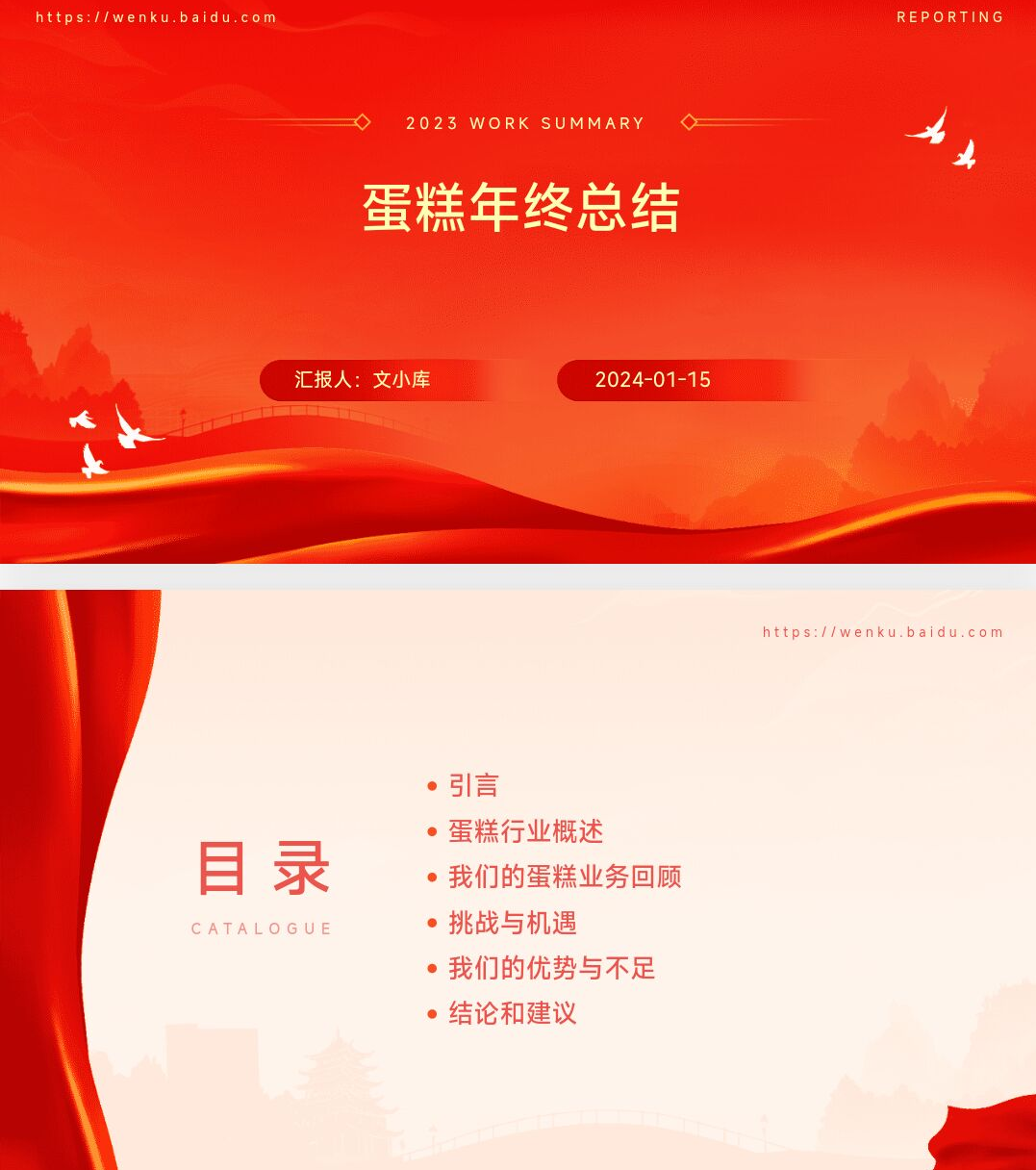 如何制作蛋糕年终总结ppt?AI一键生成!