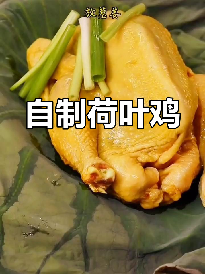 荷叶鸡的家常做法,香气扑鼻