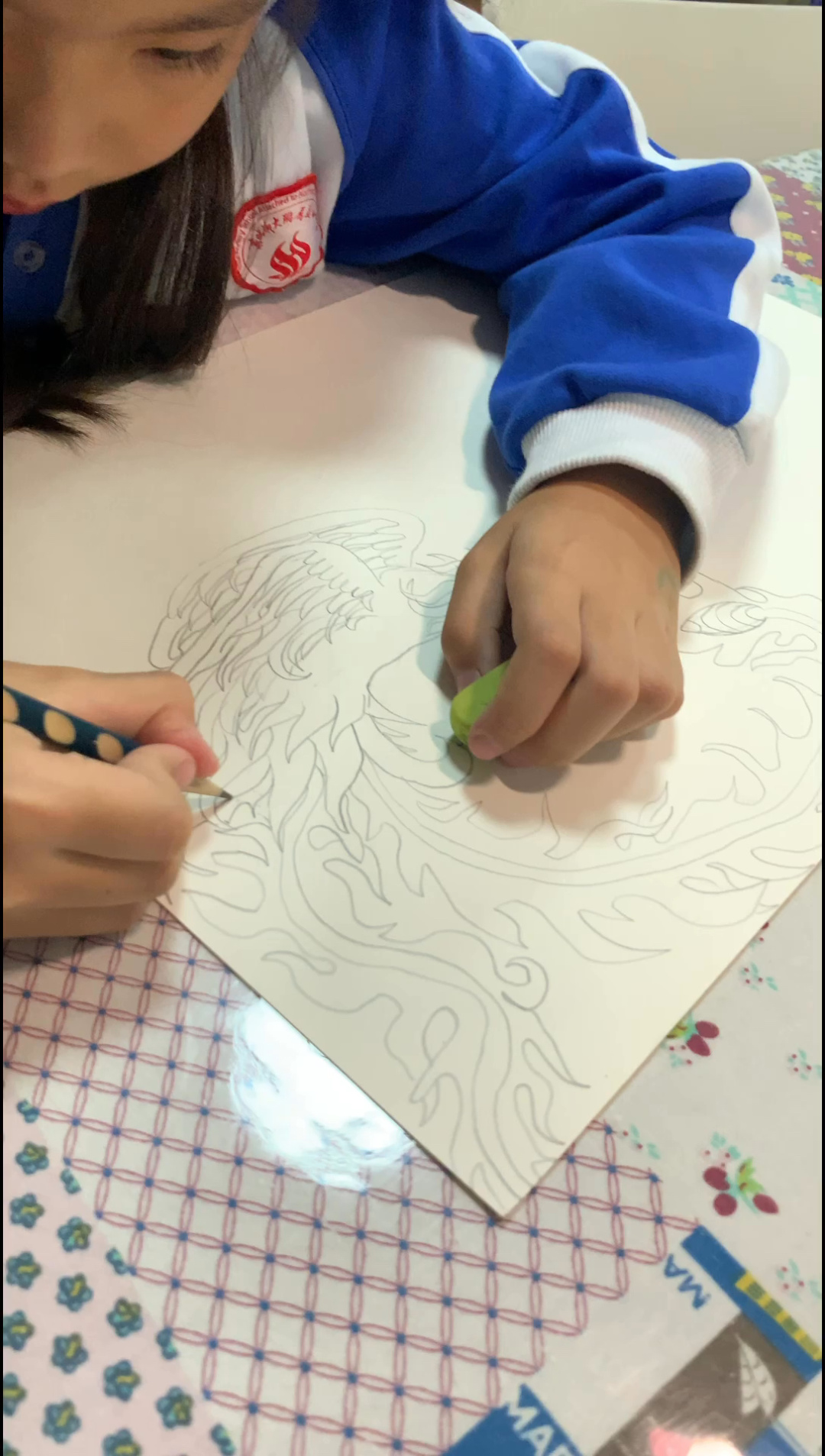 凤凰简笔画