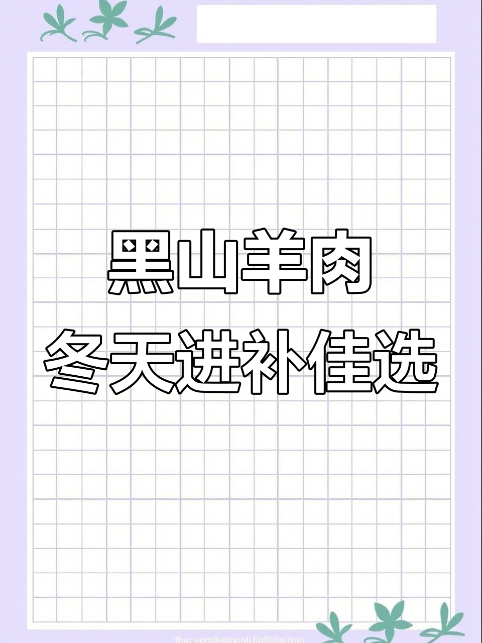 冬季吃黑山羊,滋补又御寒,营养满满不胖身