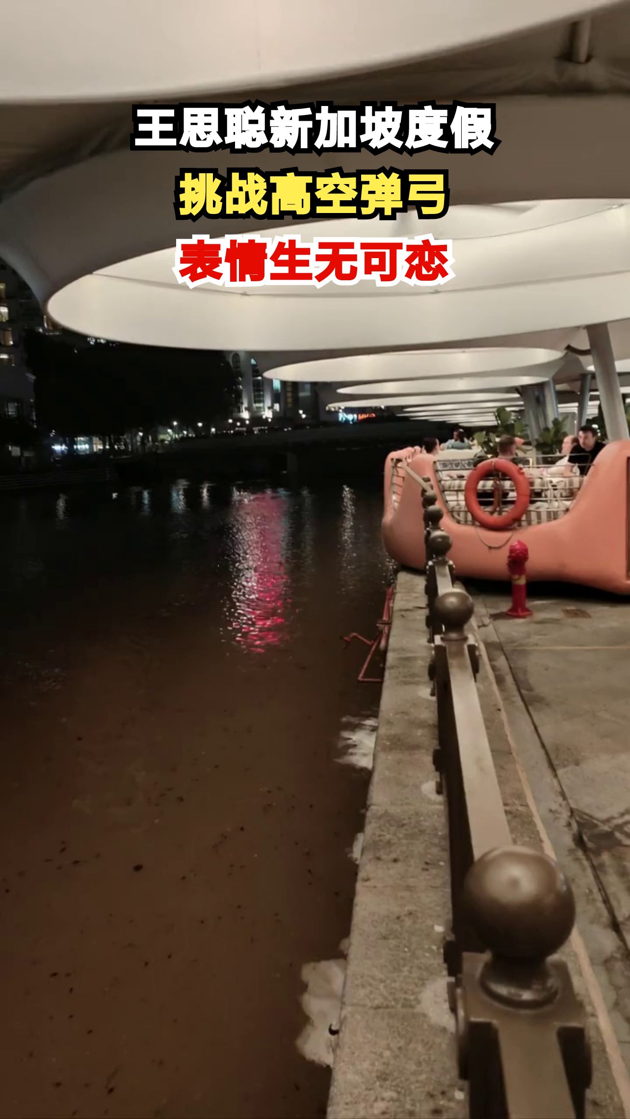王思聪新加坡极限挑战,生无可恋表情包火了!