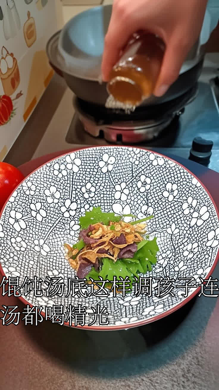 馄饨汤底这样调孩子连汤都喝精光