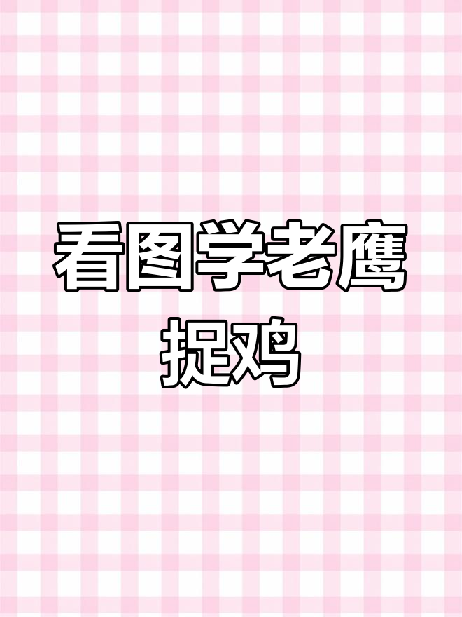 老鹰捉小鸡看图写话技巧